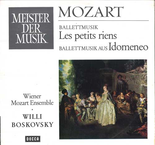 LP Record MOZART WIENER MOZART ENSEMBLE WIL Ballet Music Les Petits Riens Id SMD1120 DECCA Germany Classical Used
LP Record MOZART WIENER MOZART ENSEMBLE WIL Ballet Music Les Petits Riens Id SMD1120 DECCA Germany Classical Used