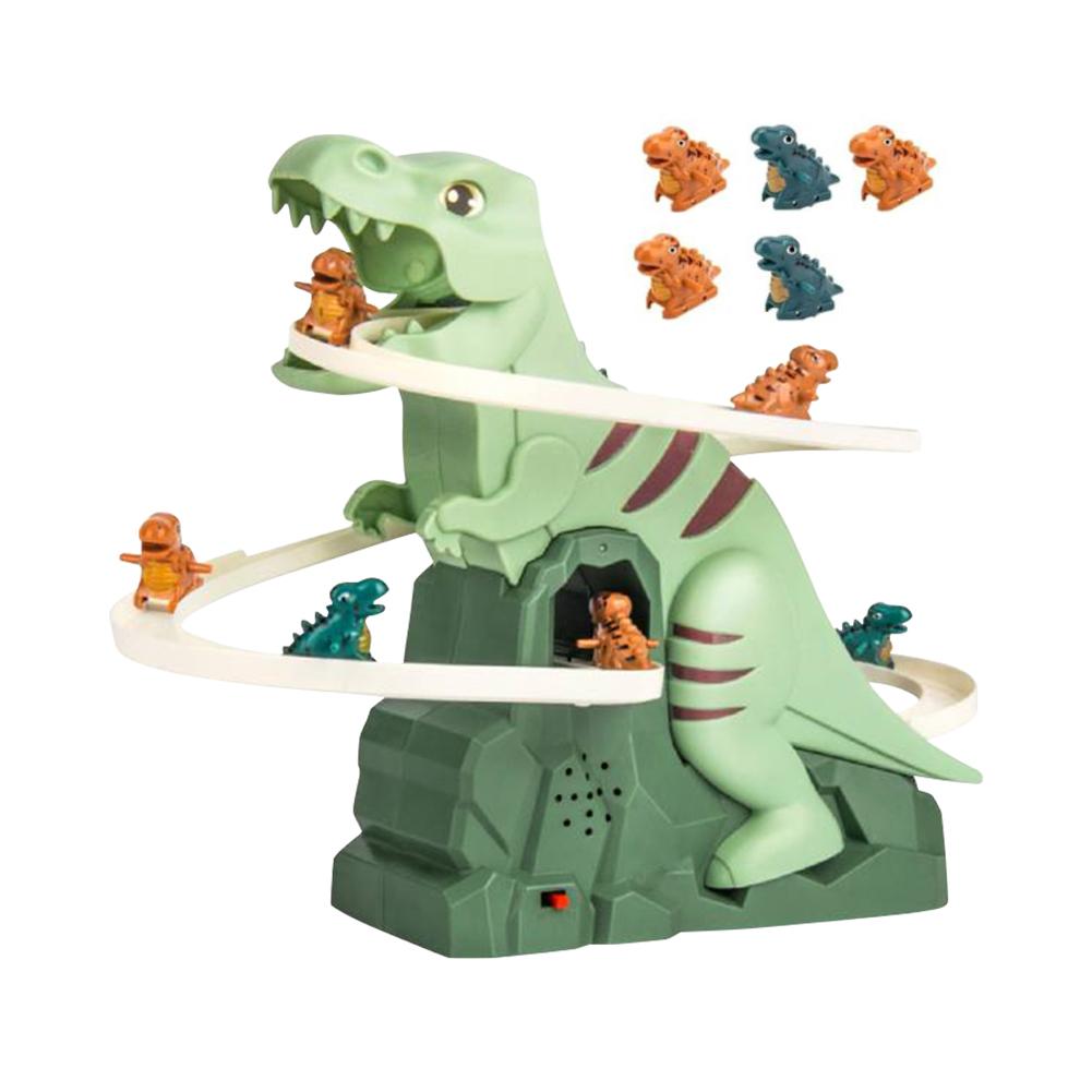 Dinosaur Climbing Slide Music Toy with 3/5 Dinosaurs Electric Race Track Game Fun Slide Roller Coaster Christmas Gifts for Kids
Dinosaur Climbing Slide Music Toy with 3/5 Dinosaurs Electric Race Track Game Fun Slide Roller Coaster Christmas Gifts for Kids
