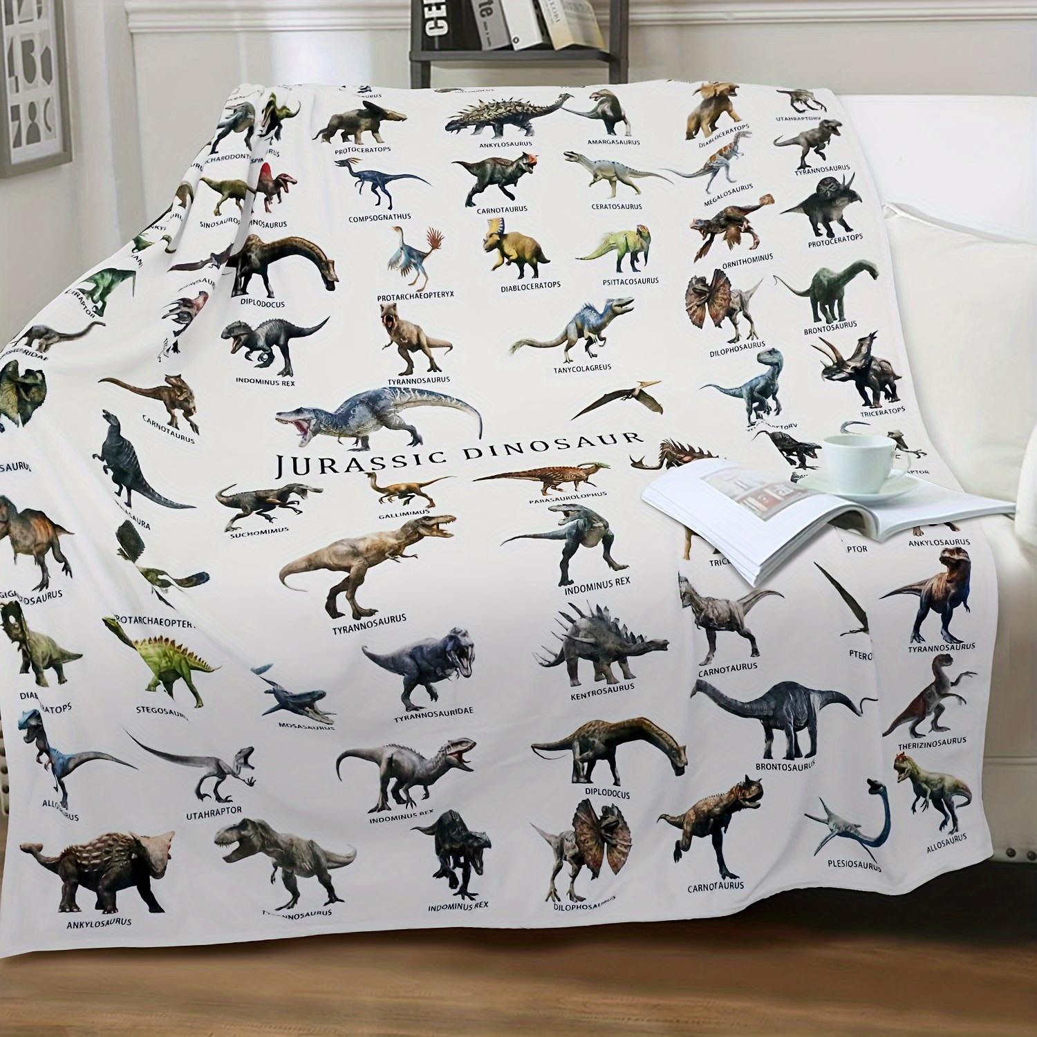 Dinosaur Blanket Soft Flannel Throw for Boys Jurassic Dino World Park Theme Cozy Kids Room Decor for Sofa and Bed 30x40in
Dinosaur Blanket Soft Flannel Throw for Boys Jurassic Dino World Park Theme Cozy Kids Room Decor for Sofa and Bed 30x40in