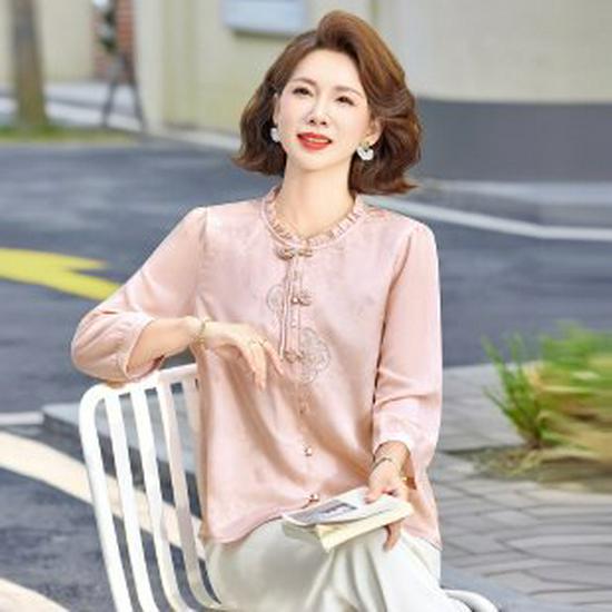 2026 Spring Long Sleeve T-Shirt for Middle-aged Women - New Style Base Layer Top 3XL розовый
2026 Spring Long Sleeve T-Shirt for Middle-aged Women - New Style Base Layer Top 3XL розовый