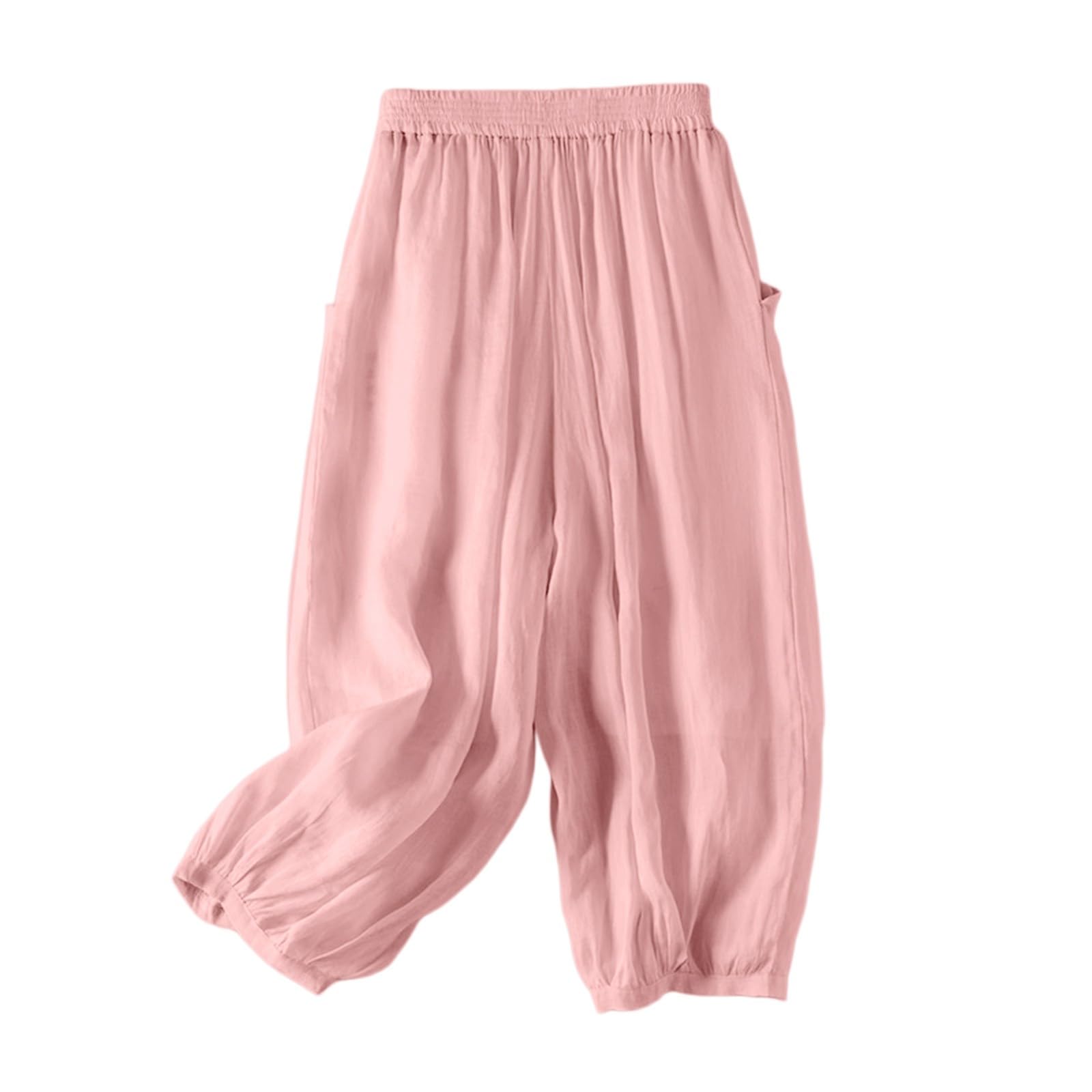 Women’s Loose Fit Elastic Waist Casual Pants with Pockets Lightweight Breathable Fabric Relaxed Ankle Length Design XL рожевий
Women’s Loose Fit Elastic Waist Casual Pants with Pockets Lightweight Breathable Fabric Relaxed Ankle Length Design XL рожевий