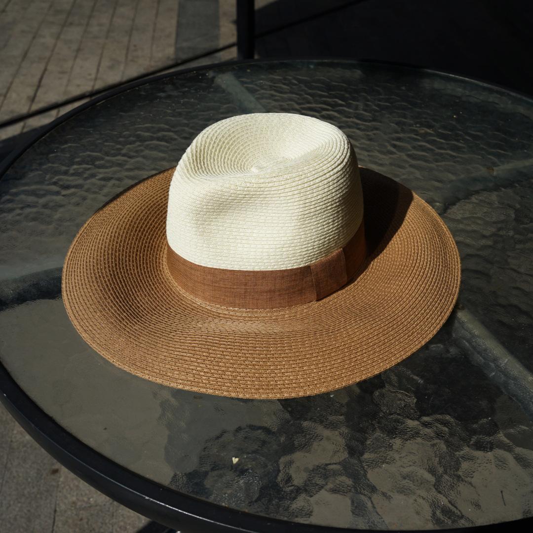 French Retro White Khaki Jazz Top Hat Women S Summer Sunshade Vacation Beach Sun Straw Hat Big Brim M(56-58cm)
French Retro White Khaki Jazz Top Hat Women S Summer Sunshade Vacation Beach Sun Straw Hat Big Brim M(56-58cm)