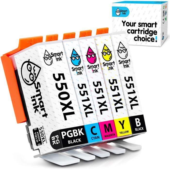 Cartouches d encre Smart Ink Compatible Cartouche d encre de Remplacement pour Canon PGI 550 XL 550XL CLI 551 XL 551XL 5 82739
Cartouches d encre Smart Ink Compatible Cartouche d encre de Remplacement pour Canon PGI 550 XL 550XL CLI 551 XL 551XL 5 82739