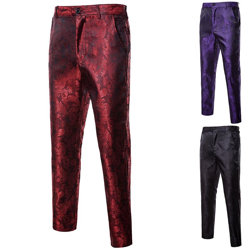 Men s Slim Fit Dark Pattern Performance Suit Trousers for Autumn/Winter M вино красного
Men s Slim Fit Dark Pattern Performance Suit Trousers for Autumn/Winter M вино красного