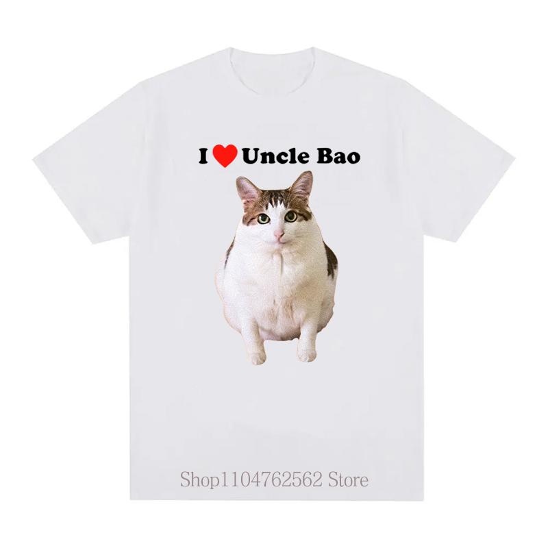 I Love Uncle Bao Cats Print Tshirts for Women Unisex Summer Casual Fashion Funny Loose Streetwear Tops ONeck Short Sleeve Tees 3XL
I Love Uncle Bao Cats Print Tshirts for Women Unisex Summer Casual Fashion Funny Loose Streetwear Tops ONeck Short Sleeve Tees 3XL