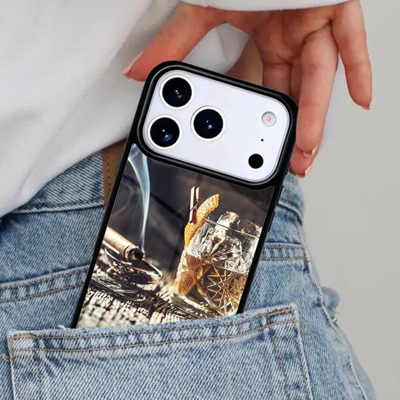 Cigar Whiskey Ice Drink Phone Case for iPhone 16e 15 14 13 12 17 Pro Max Plus Air 17pro Cover Coque iPhone 14 Plus
Cigar Whiskey Ice Drink Phone Case for iPhone 16e 15 14 13 12 17 Pro Max Plus Air 17pro Cover Coque iPhone 14 Plus