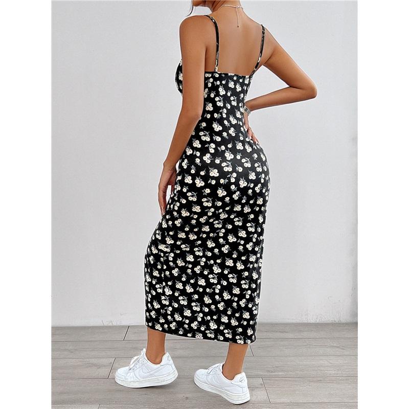 Elegant Flower Print Split Thigh Camouflage Dress For Women Casual Maxi Dress Stylish Floral Dress For Parties And Events Sophisticated Dressn L чорний
Elegant Flower Print Split Thigh Camouflage Dress For Women Casual Maxi Dress Stylish Floral Dress For Parties And Events Sophisticated Dressn L чорний