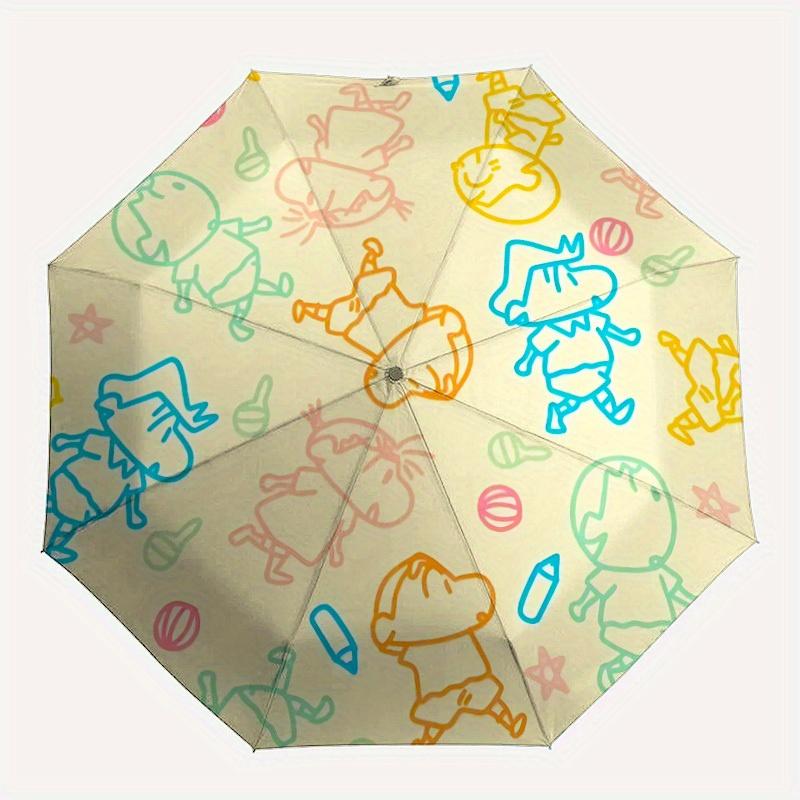 1pc Crayon Shin-chan Automatic Open/Close Umbrella Sturdy Iron Frame, Compact Travel Umbrella - Perfect Gift for Women, Men a0829133
1pc Crayon Shin-chan Automatic Open/Close Umbrella Sturdy Iron Frame, Compact Travel Umbrella - Perfect Gift for Women, Men a0829133