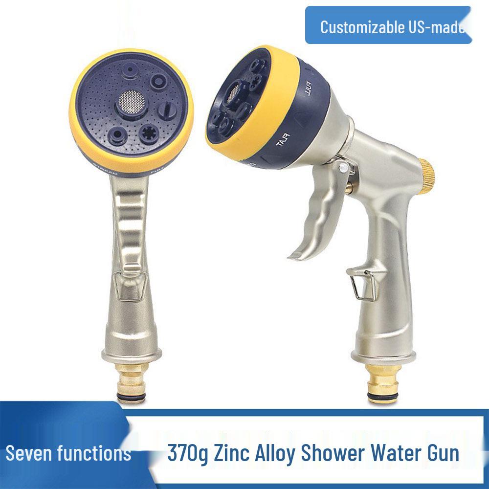 Multi-Functional Zinc Alloy Water Gun for Garden, Flowers, Vegetables & Car Wash - Heavy Duty, 7 Settings
Multi-Functional Zinc Alloy Water Gun for Garden, Flowers, Vegetables & Car Wash - Heavy Duty, 7 Settings