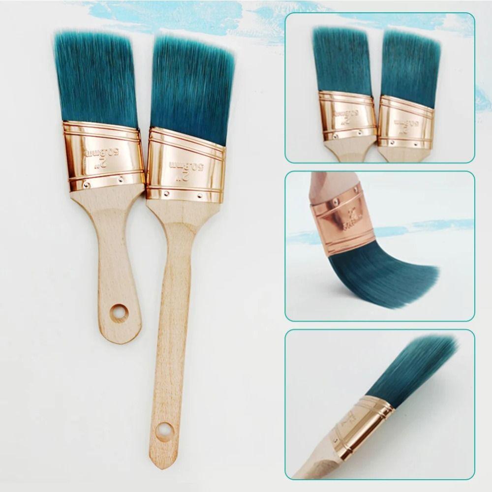 2 Inch Paint Brush Uniform Application Wall Brushing Tools Durable Soft Bristle Brush Painting Short Handle
2 Inch Paint Brush Uniform Application Wall Brushing Tools Durable Soft Bristle Brush Painting Short Handle
