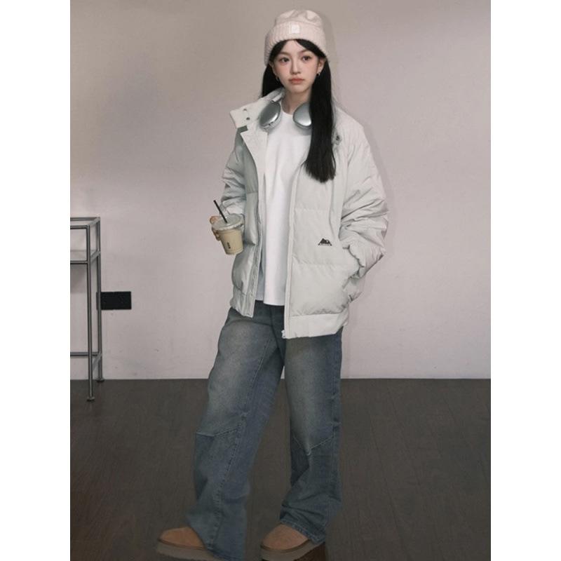 2024 new stand-up collar down cotton clothes for women, winter solid color versatile neutral wind loose warm thick cotton coat for women S
2024 new stand-up collar down cotton clothes for women, winter solid color versatile neutral wind loose warm thick cotton coat for women S
