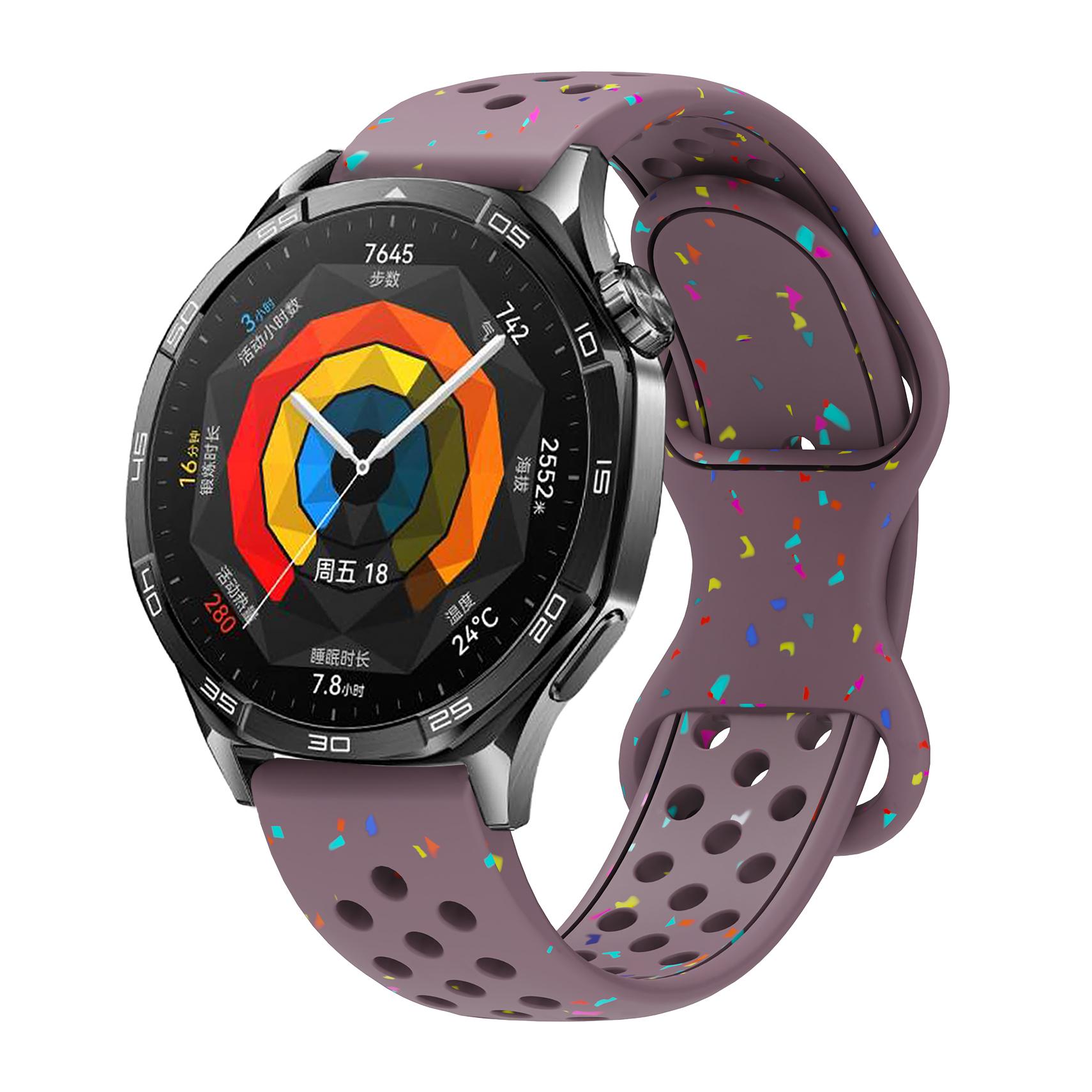 22mm Replacement Strap for Huawei Watch GT 5 46mm/5 Pro 46mm Color Dot Silicone Watch Band Multi Hole Design Black
22mm Replacement Strap for Huawei Watch GT 5 46mm/5 Pro 46mm Color Dot Silicone Watch Band Multi Hole Design Black