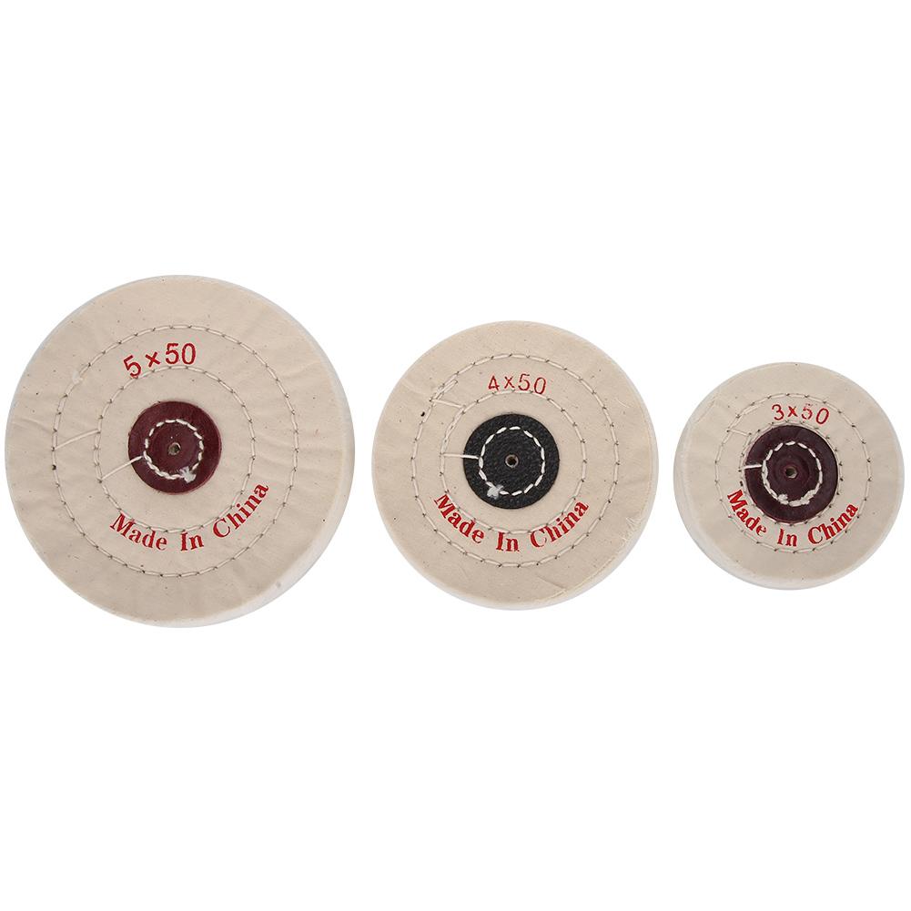 3pcs Buffing Polishing Wheel Jewelry Making Processing Polishing Tool (3inch 4inch 5inch)
3pcs Buffing Polishing Wheel Jewelry Making Processing Polishing Tool (3inch 4inch 5inch)