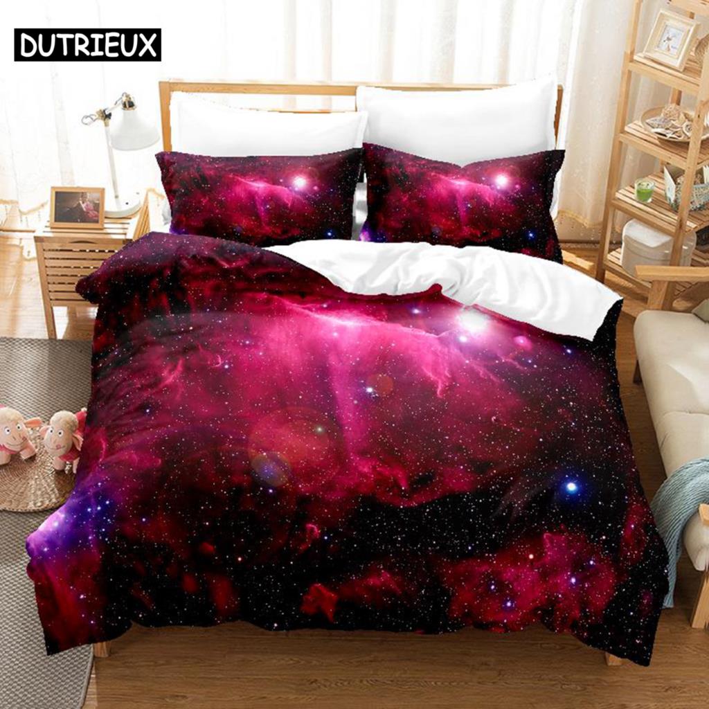 3D Digital Printing Fashion Design Colorful Universe Print Beding Set, Quen Sized Dimensions Soft with Soft Fabric Duvet Cover Set 135*200cm Eu-Single
3D Digital Printing Fashion Design Colorful Universe Print Beding Set, Quen Sized Dimensions Soft with Soft Fabric Duvet Cover Set 135*200cm Eu-Single