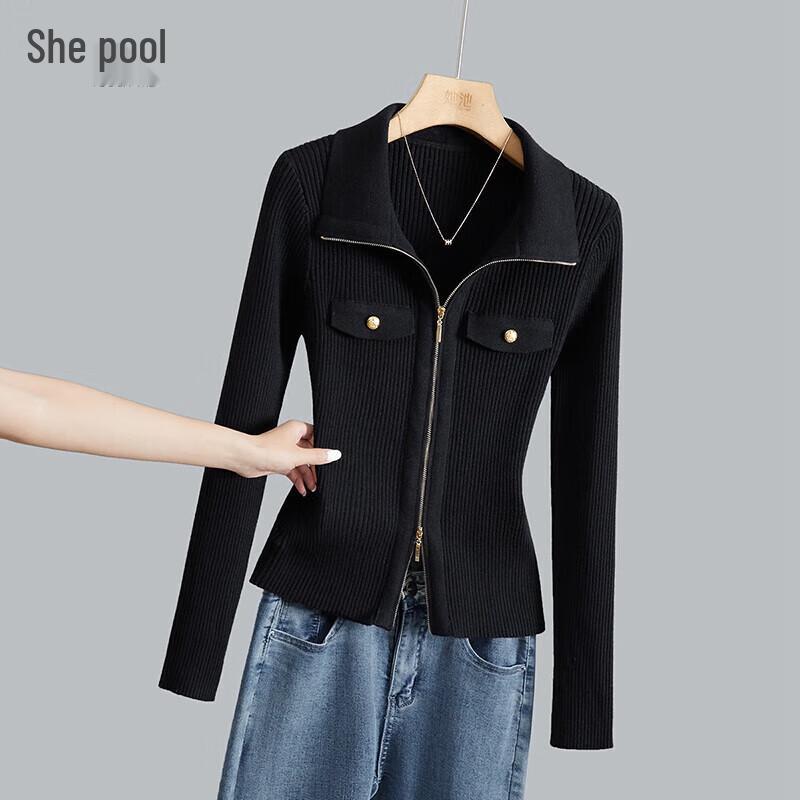 Женский вязаный топ с длинным рукавом и двойной молнией Tachi XL
Женский вязаный топ с длинным рукавом и двойной молнией Tachi XL