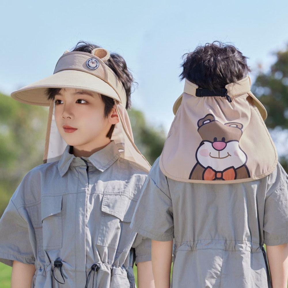 Quick Dry Kids Shawl Sun Hat Removable Baby Sun Protection Hat Cute Cartoon Empty Top Hat Boys кавовий
Quick Dry Kids Shawl Sun Hat Removable Baby Sun Protection Hat Cute Cartoon Empty Top Hat Boys кавовий