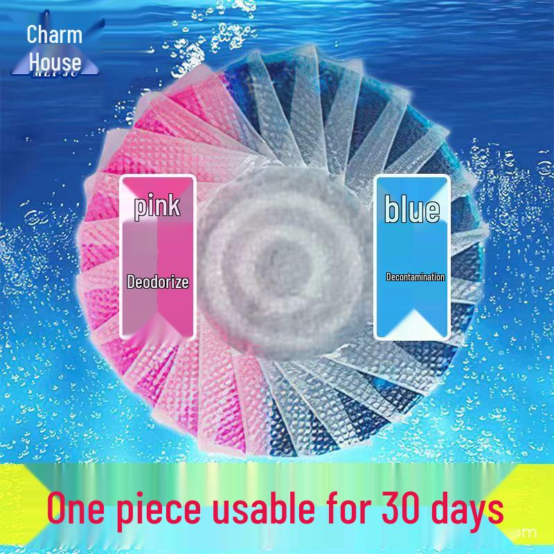 Blue Bubble Two-Color Rose Scent Toilet Cleaner and Deodorizer Concentrated Version.
Blue Bubble Two-Color Rose Scent Toilet Cleaner and Deodorizer Concentrated Version.