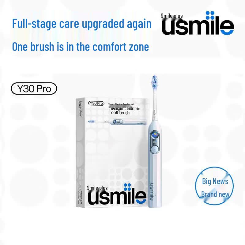 Usmile Y30Pro Smart Sonic Electric Toothbrush CN plug (adapter included)
Usmile Y30Pro Smart Sonic Electric Toothbrush CN plug (adapter included)