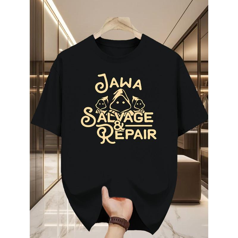 Vintage Style Jawa Salvage & Repair Print Men s Crew Neck T-Shirt, Fashionable and Versatile Casual Essential S чёрный
Vintage Style Jawa Salvage & Repair Print Men s Crew Neck T-Shirt, Fashionable and Versatile Casual Essential S чёрный