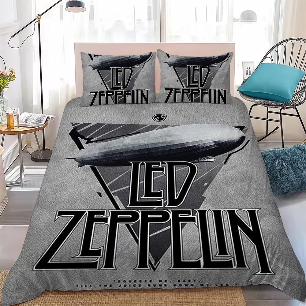 Led Z-Zeppelins Band Duvet Cover Set Home Style Bedding Soft Laundry Cotton Bed 3 Piece Set Student Dormitory Gift 135x200cm
Led Z-Zeppelins Band Duvet Cover Set Home Style Bedding Soft Laundry Cotton Bed 3 Piece Set Student Dormitory Gift 135x200cm