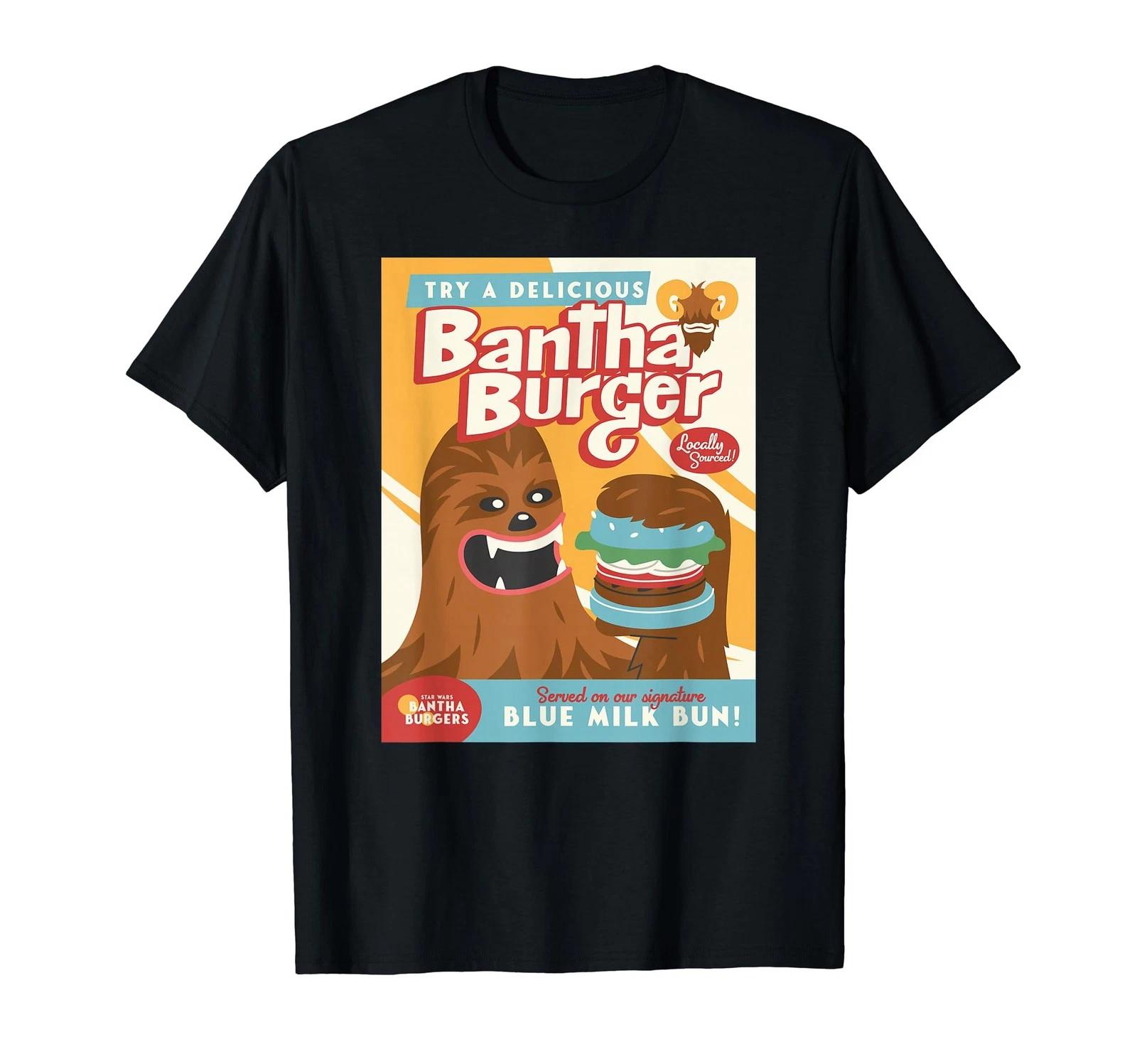 Star Wars Bantha Burger Served On Our Blue Milk Bun Wookie T-Shirt_ XL
Star Wars Bantha Burger Served On Our Blue Milk Bun Wookie T-Shirt_ XL