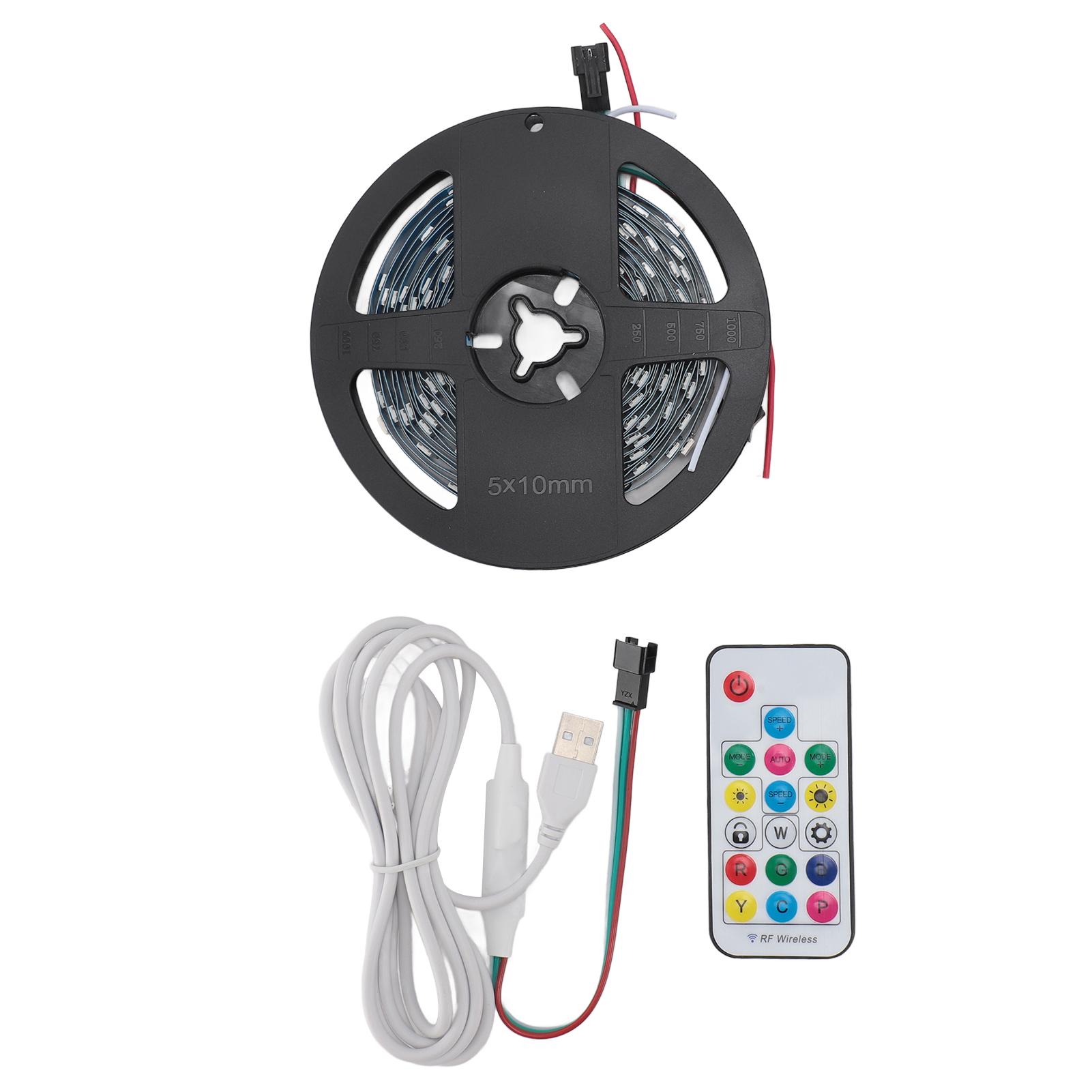 RGB Led Strip Lights 5V USB RGB Led Strip with Remote Control 3 Pin Strip Lights for Home
RGB Led Strip Lights 5V USB RGB Led Strip with Remote Control 3 Pin Strip Lights for Home