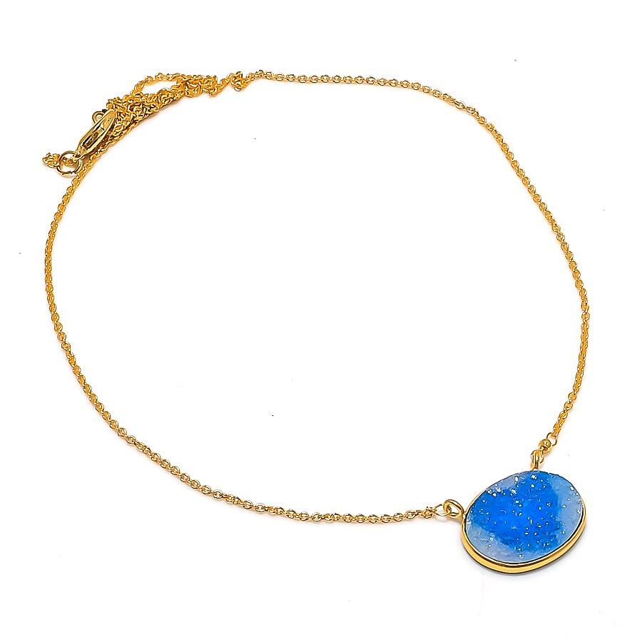 Hememorphite Druzy Gemstone 925 Sterling Silver Jewelry Necklace 20 GK-7550
Hememorphite Druzy Gemstone 925 Sterling Silver Jewelry Necklace 20 GK-7550
