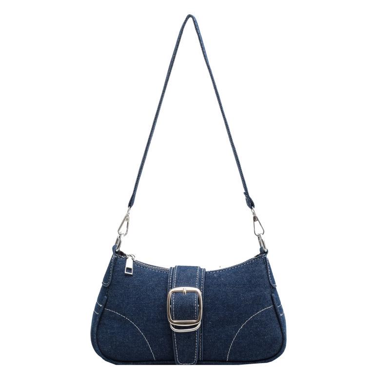 Chic European & American Denim Canvas Baguette Bag - Women s Versatile Chain Shoulder Bag темно-синий
Chic European & American Denim Canvas Baguette Bag - Women s Versatile Chain Shoulder Bag темно-синий