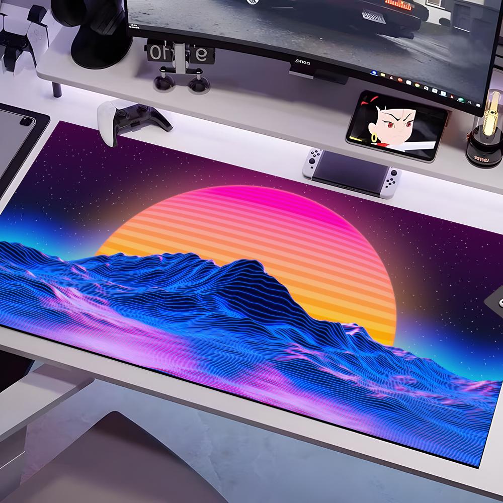 Synthwave Gradient Mouse Pad Multiple Sizes Large Square Computer Office Game Table Mats Rubber Anti-slip Mousepads 600x300x2mm
Synthwave Gradient Mouse Pad Multiple Sizes Large Square Computer Office Game Table Mats Rubber Anti-slip Mousepads 600x300x2mm