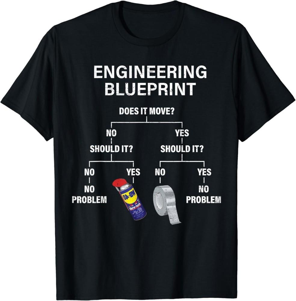 My Engineering Blueprint - Funny Engineer Unisex T-Shirt XL
My Engineering Blueprint - Funny Engineer Unisex T-Shirt XL