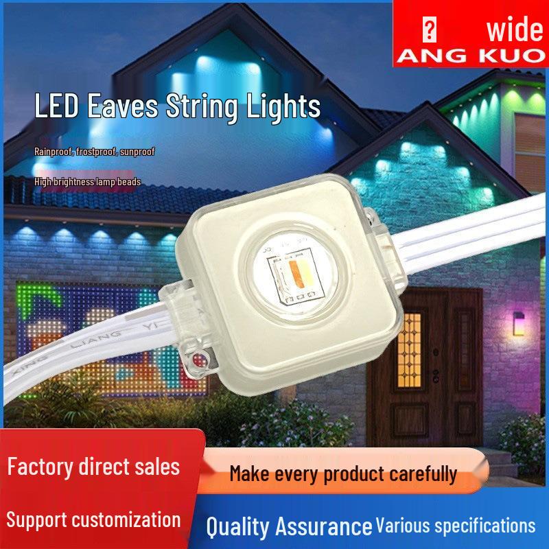 Color-Changing Waterproof Outdoor String Lights - Smart App-Controlled Christmas Decoration Lights 5m 10 Lights
Color-Changing Waterproof Outdoor String Lights - Smart App-Controlled Christmas Decoration Lights 5m 10 Lights