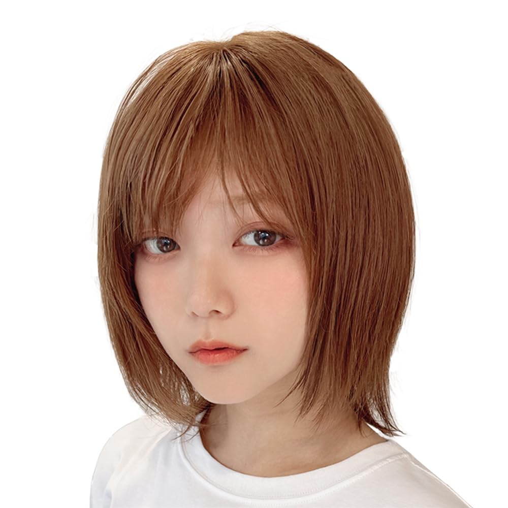 AQUADOLL Straight Medium Bob Layered Wig with Blonde and Pink Hair, High-Tone Full Wig, Size M (JB2. Orange Tea) wg362JB2
AQUADOLL Straight Medium Bob Layered Wig with Blonde and Pink Hair, High-Tone Full Wig, Size M (JB2. Orange Tea) wg362JB2