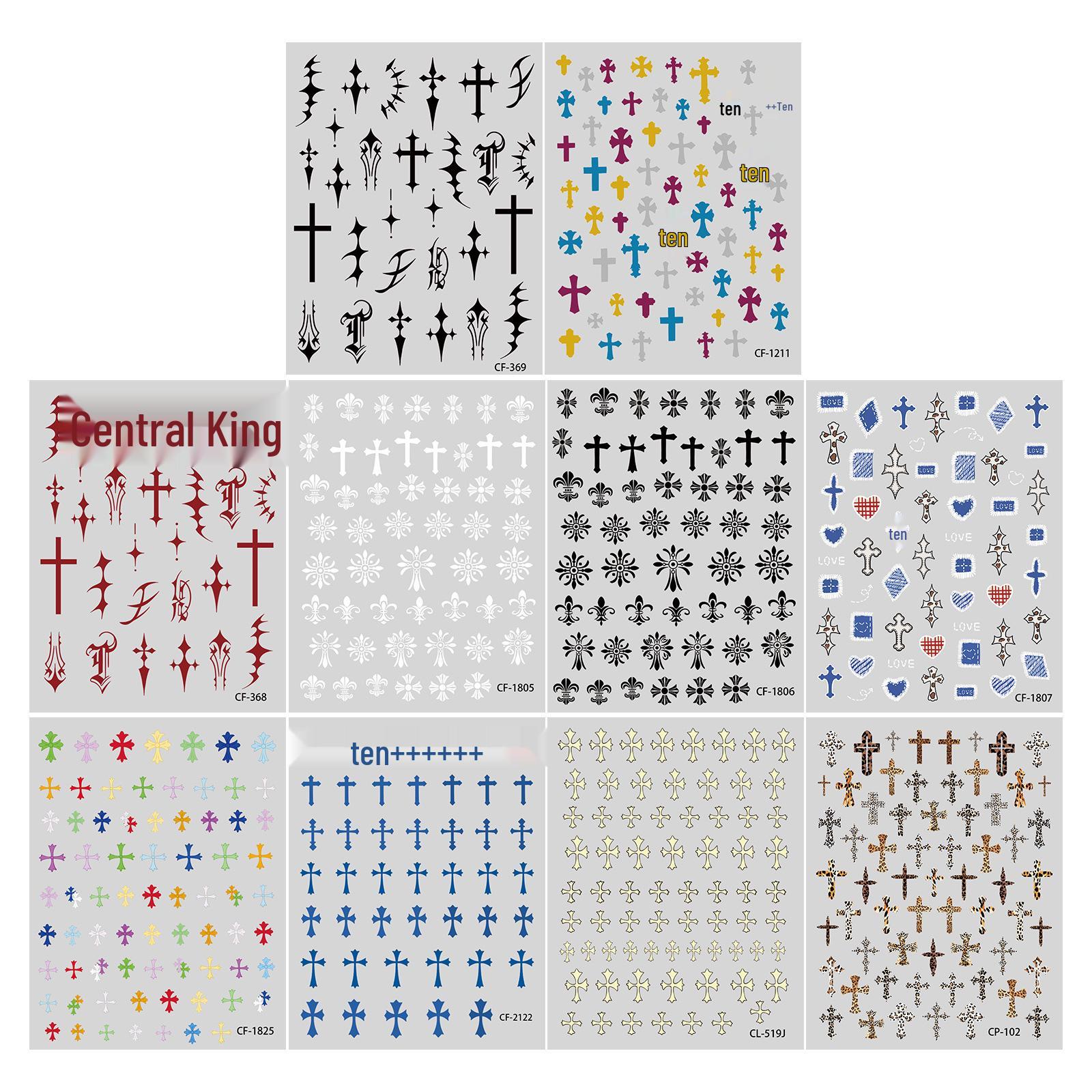 Cyansea Ten-Sheet Elegant DIY Nail Art Stickers Set MT-6163 (Ten Sheets)
Cyansea Ten-Sheet Elegant DIY Nail Art Stickers Set MT-6163 (Ten Sheets)