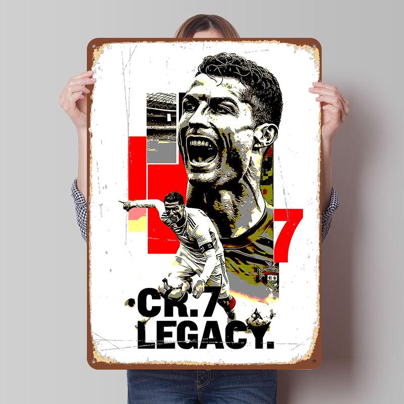 Криштиану Роналду CR7 Наследие Металлический Плакат Настраиваемое Настенное Искусство Ретро Винтажные Жестяные Вывески для Мужской Комнаты Современное Украшение Дома 7.9x11.8In(20x30cm)
Криштиану Роналду CR7 Наследие Металлический Плакат Настраиваемое Настенное Искусство Ретро Винтажные Жестяные Вывески для Мужской Комнаты Современное Украшение Дома 7.9x11.8In(20x30cm)