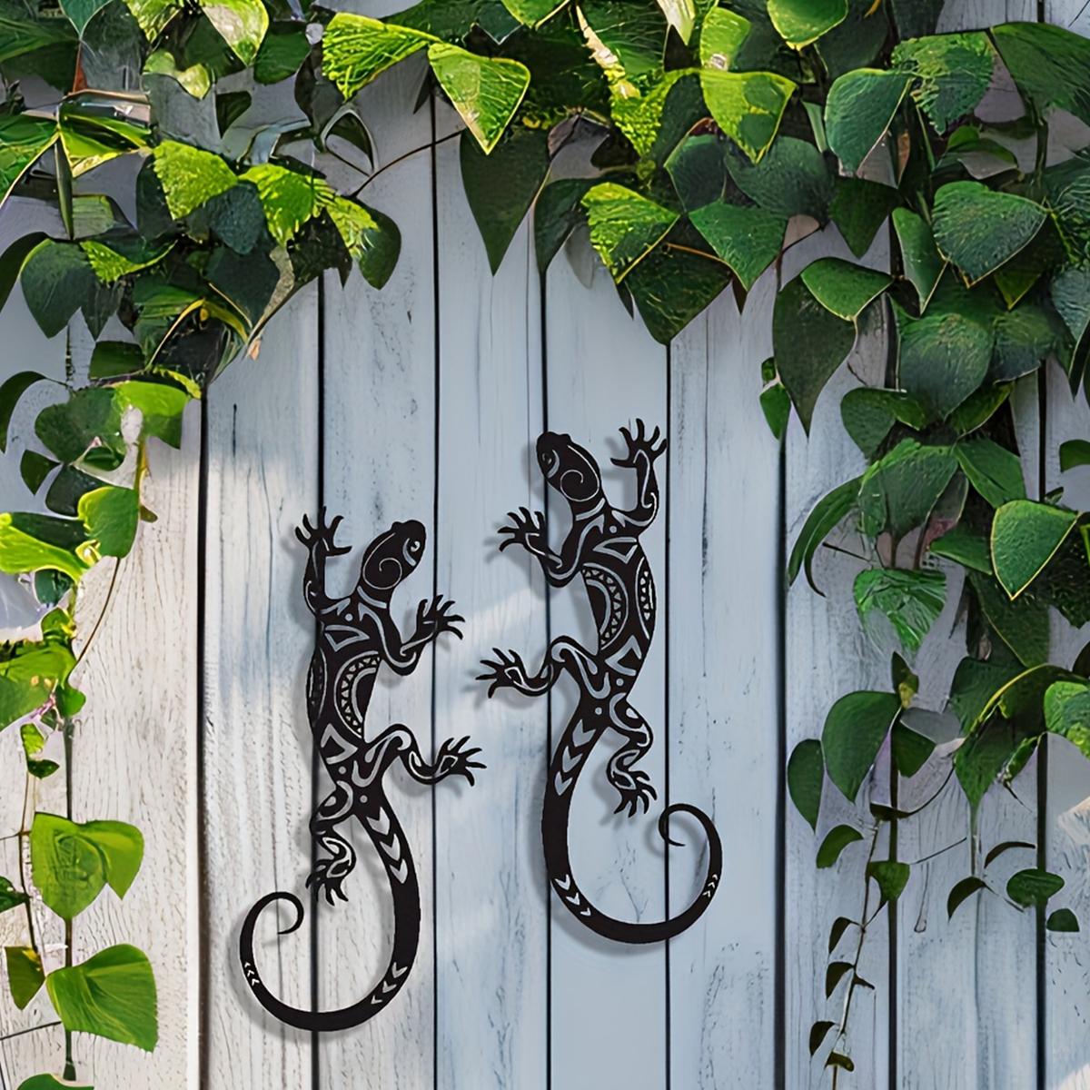 2 шт. Железный геккон, декоративное украшение для стены, металлическая ящерица, украшение для стены, для дома и сада, уникальный декор рептилии
2 шт. Железный геккон, декоративное украшение для стены, металлическая ящерица, украшение для стены, для дома и сада, уникальный декор рептилии
