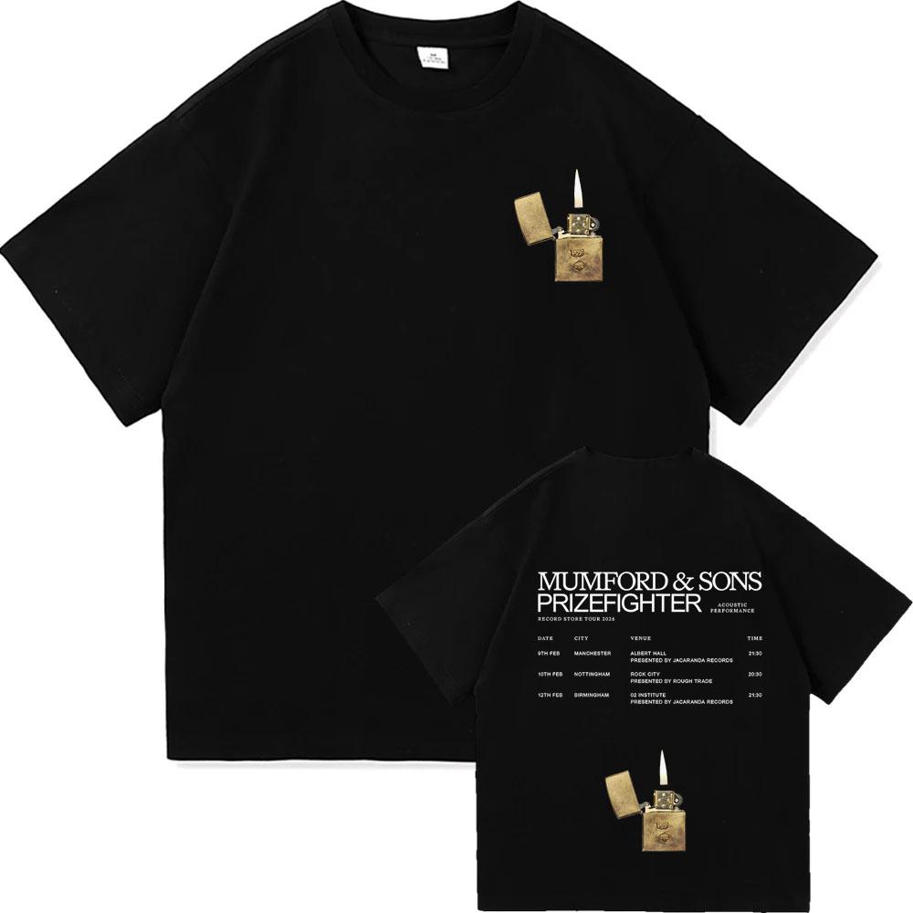 Mumford & Sons Prizefighter Album Print T-shirt Cotton Short Sleeve Female Tshirts Loose Casual Women Men T Shirt Graphic Tees M
Mumford & Sons Prizefighter Album Print T-shirt Cotton Short Sleeve Female Tshirts Loose Casual Women Men T Shirt Graphic Tees M