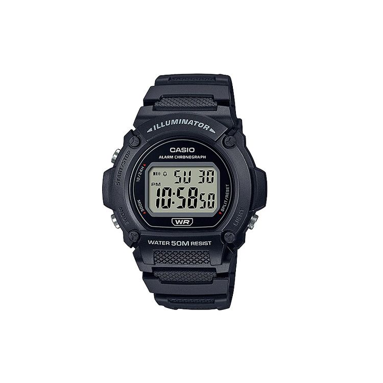 Casio Standard Series Fashion Trend Retro Street LCD Display Multifunction Sports Waterproof Quartz Movement Resin Strap Men watches Black W-219H-1A Black Dial
Casio Standard Series Fashion Trend Retro Street LCD Display Multifunction Sports Waterproof Quartz Movement Resin Strap Men watches Black W-219H-1A Black Dial