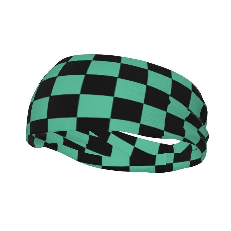 Black Green Checkered Pattern Sports Sweatband Sweat-Absorbing Headbands for Fitness Running Cycling Yoga Football Exercise
Black Green Checkered Pattern Sports Sweatband Sweat-Absorbing Headbands for Fitness Running Cycling Yoga Football Exercise