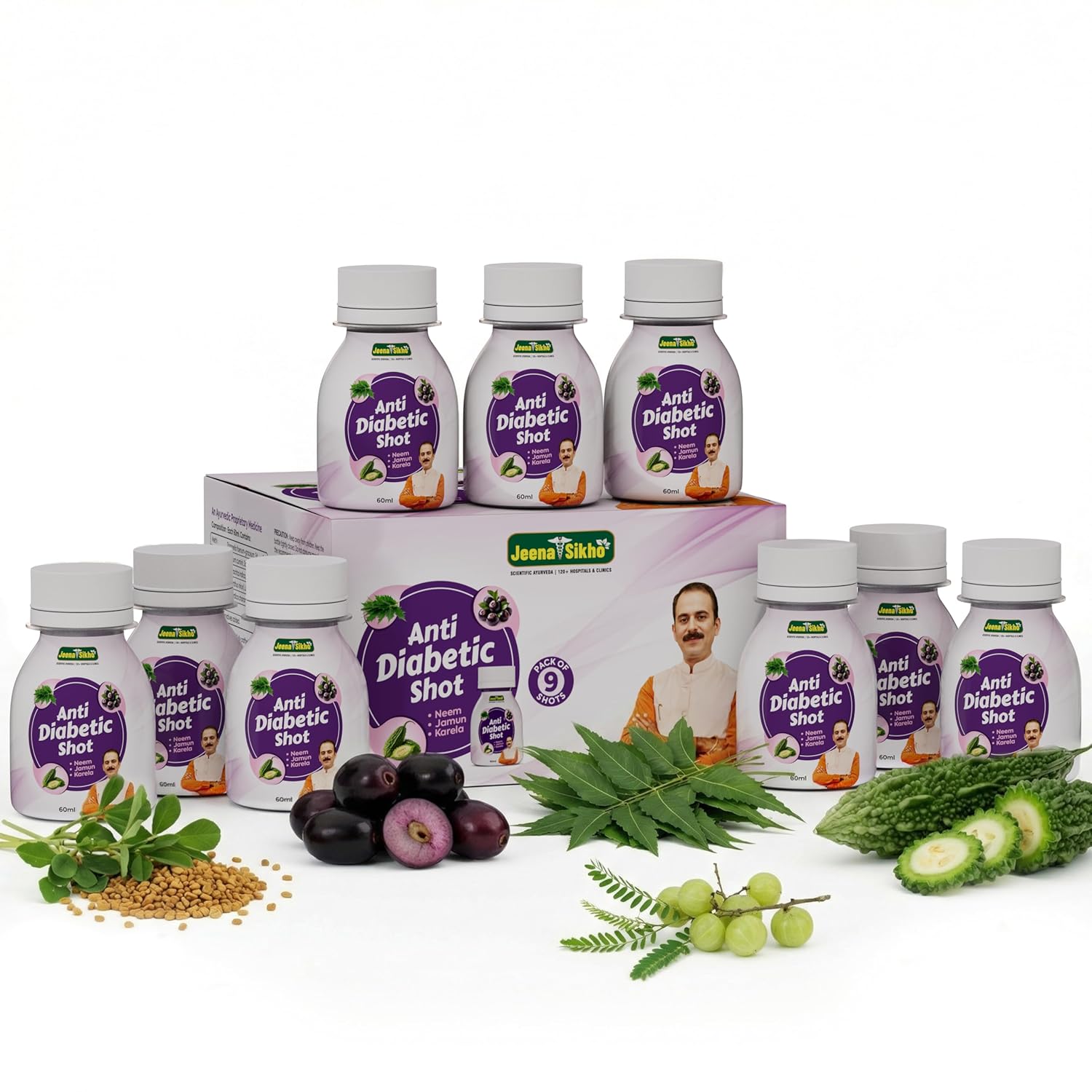 Jeena Sikho Herbal Wellness Shot Ayurvedic Liquid Supplement Ready To Drinkpack of 1 9 shot x 60 ml Pack for Daily Vitality Boost
Jeena Sikho Herbal Wellness Shot Ayurvedic Liquid Supplement Ready To Drinkpack of 1 9 shot x 60 ml Pack for Daily Vitality Boost