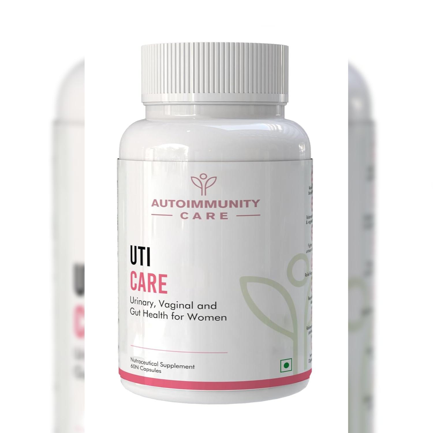 Autoimmunity Care: UTI Care - Women’s probiotics for optimal urinary and vaginal microbiome, 60 capsules X Pack of 2
Autoimmunity Care: UTI Care - Women’s probiotics for optimal urinary and vaginal microbiome, 60 capsules X Pack of 2
