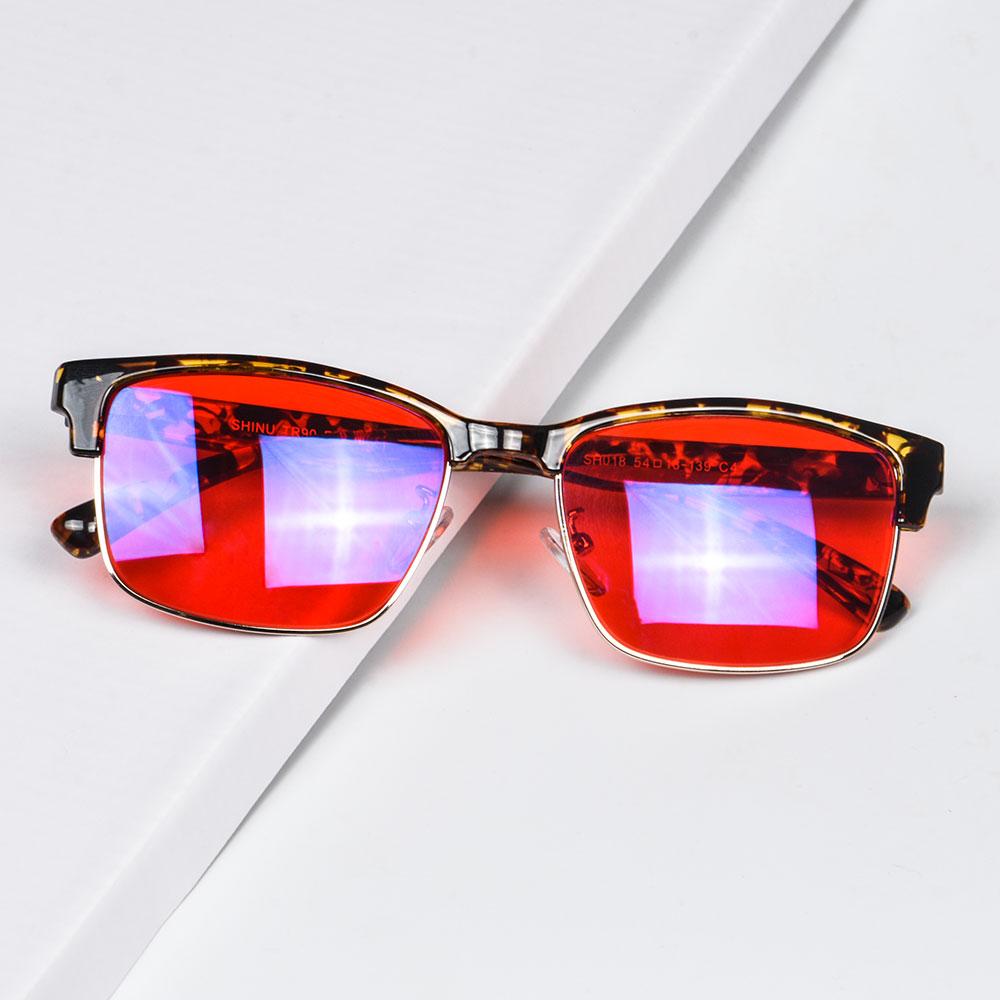 SHINU blue light glasses for better sleep Red lens glasses Anti blue green light red glasses glasses for men good sleep eyewear
SHINU blue light glasses for better sleep Red lens glasses Anti blue green light red glasses glasses for men good sleep eyewear