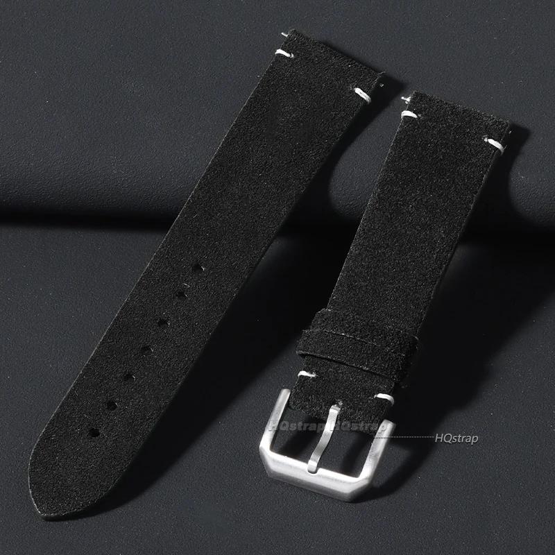 Quick Release Soft Suede Strap Wristband 20mm 22mm Brown Watch Bands Calfskin Bracelet for Women Men Handmade Stitching Band 20mm чёрный
Quick Release Soft Suede Strap Wristband 20mm 22mm Brown Watch Bands Calfskin Bracelet for Women Men Handmade Stitching Band 20mm чёрный
