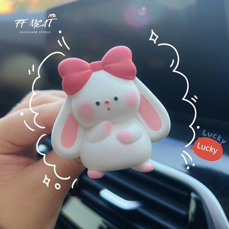 Car Aromatherapy Copyright Soft and Adorable Bows Shy Rabbit Cute Car Central Control Decoration Fragrant Stone Female Fragrance Gift Bow Tie Shy Rabbit(A bottle of essential oil)
Car Aromatherapy Copyright Soft and Adorable Bows Shy Rabbit Cute Car Central Control Decoration Fragrant Stone Female Fragrance Gift Bow Tie Shy Rabbit(A bottle of essential oil)
