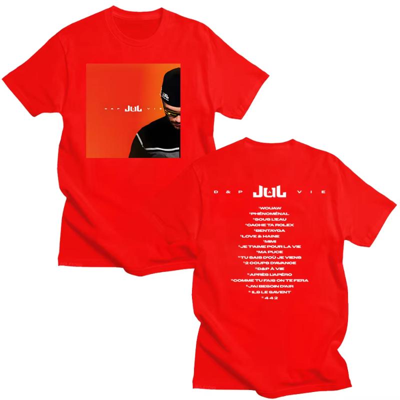 Rapper JuL Dp À Vie Tshirts JuL New Album Fashion Versatile Tshirts Graphic Tees Summer for WomenUnisex Short Sleeve Cotton Top 4XL
Rapper JuL Dp À Vie Tshirts JuL New Album Fashion Versatile Tshirts Graphic Tees Summer for WomenUnisex Short Sleeve Cotton Top 4XL