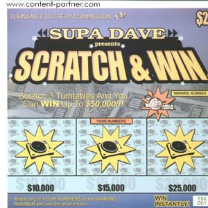 12inch Record SUPA DAVE - Scratch & Win TRK001 Not On Label 2004 US Rap & Hip-Hop/R&B Used
12inch Record SUPA DAVE - Scratch & Win TRK001 Not On Label 2004 US Rap & Hip-Hop/R&B Used