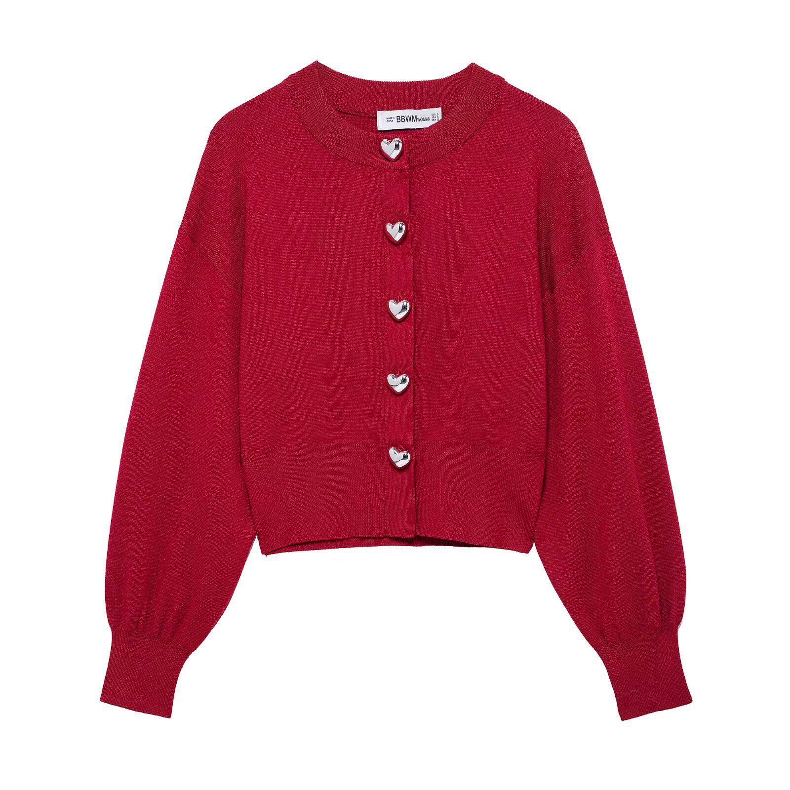 2025 Spring Women s Heart-Shaped Button Knitted Cardigan Jacket - European & American Street Fashion Large красный
2025 Spring Women s Heart-Shaped Button Knitted Cardigan Jacket - European & American Street Fashion Large красный