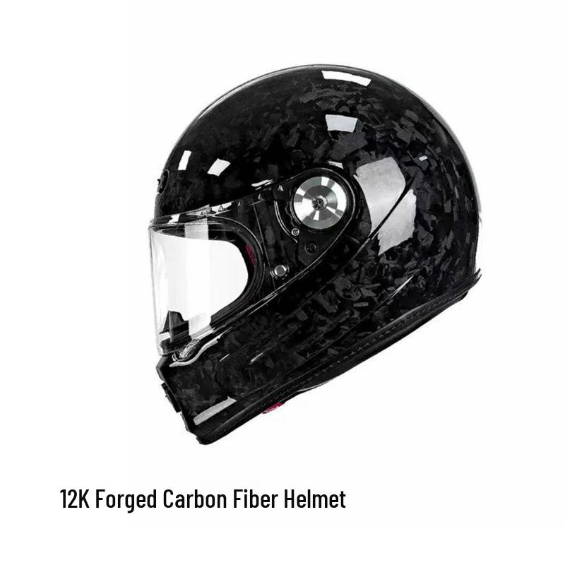 12K Carbon Fiber Retro Full Face Motorcycle Helmet for Men & Women - Four Seasons Off-Road/Cruising XXL
12K Carbon Fiber Retro Full Face Motorcycle Helmet for Men & Women - Four Seasons Off-Road/Cruising XXL