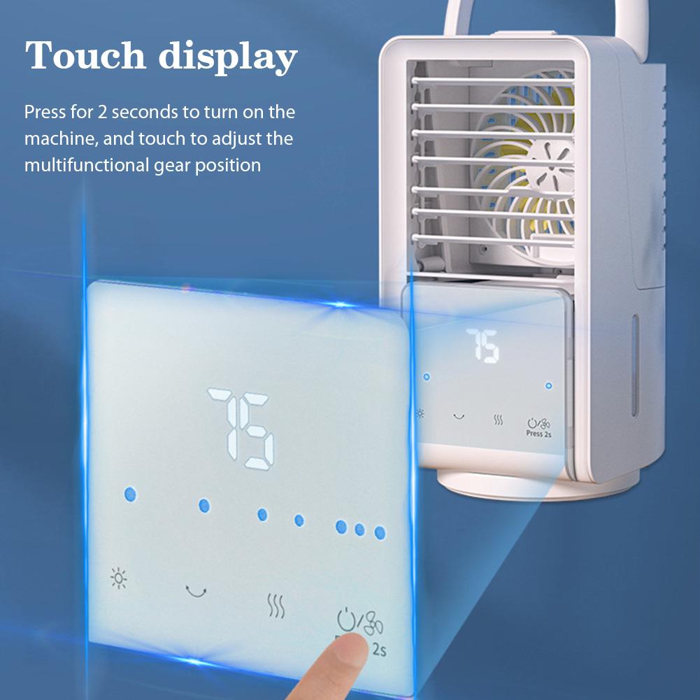 Portable Desk Misting Fan Colorful Light USB Mini Air Conditioner Humidifier Cooler Fan Water Cooling Fans for Office/ Home/Dorm
Portable Desk Misting Fan Colorful Light USB Mini Air Conditioner Humidifier Cooler Fan Water Cooling Fans for Office/ Home/Dorm