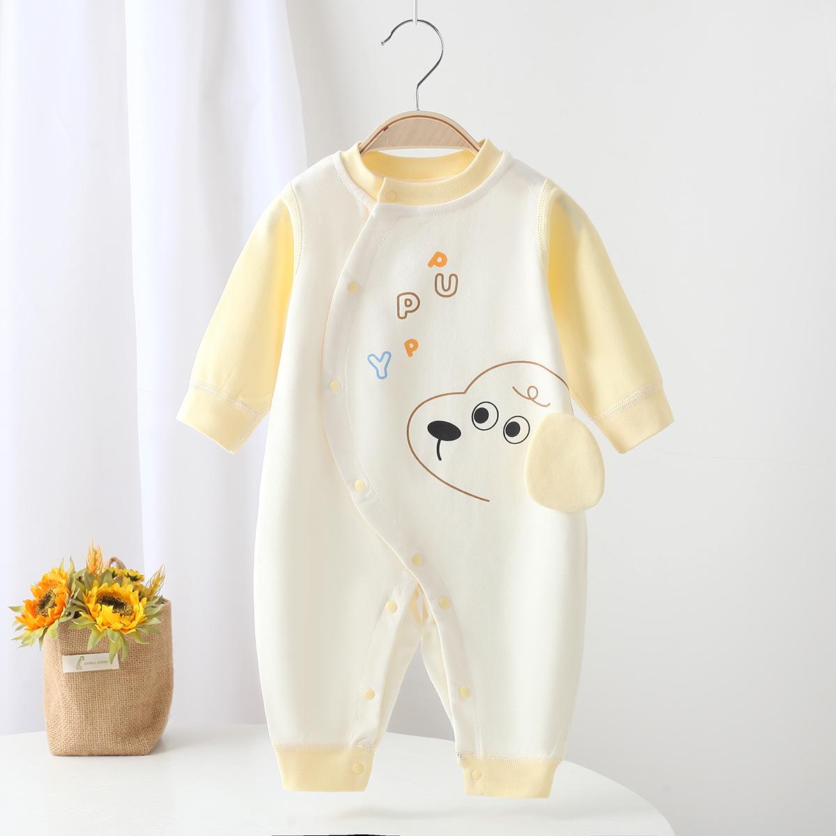 Pure Cotton Baby Romper - Newborn Spring/Autumn Jumpsuit Pajamas, Four Seasons Style 90cm
Pure Cotton Baby Romper - Newborn Spring/Autumn Jumpsuit Pajamas, Four Seasons Style 90cm