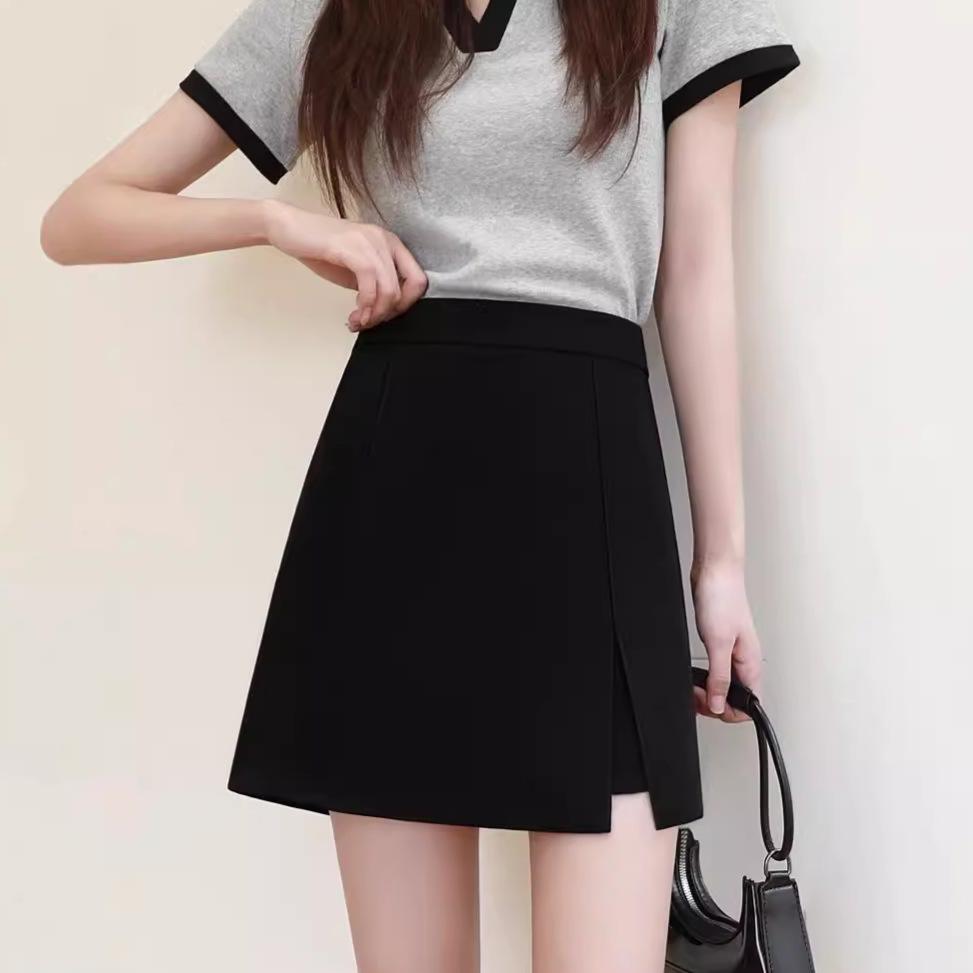 Women s High-Waist Slimming Black A-line Midi Skirt for Summer & Autumn 2024 2XL чёрный
Women s High-Waist Slimming Black A-line Midi Skirt for Summer & Autumn 2024 2XL чёрный
